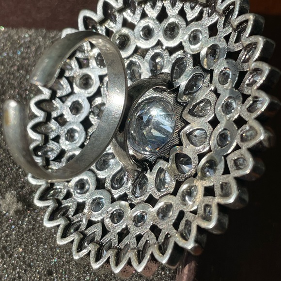 Tanjor Thousand Eyes Large Cocktail Round Ring with stones - Picture 6 of 8